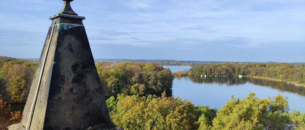 Ein magischer Moment: Fontanes Blick vom Petzower Kirchturm. Hier eröffnet am 21. Mai die Ausstellung.