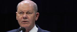 Der Bundeskanzler Olaf Scholz (SPD).