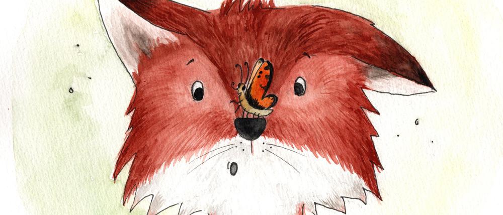 Finn, der neugierige Fuchs, ist die Hauptfigur des Buches.