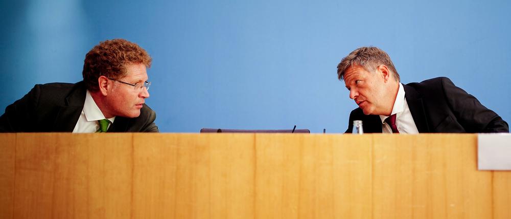 Einst ziemlich beste Partner: Robert Habeck (rechts) und Patrick Graichen.