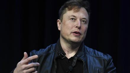 Elon Musk während einer Rede in den USA 2020 (Archivbild). 