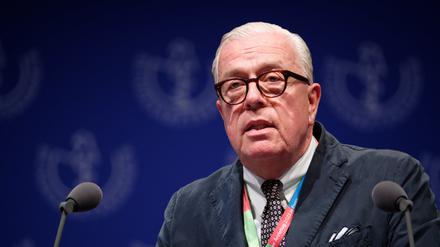 Klaus Reinhardt, Präsident der Bundesärztekammer, spricht beim 127. Deutschen Ärztetag.