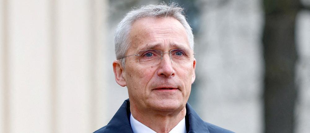 Stoltenberg sagte, es gebe keinen Zweifel daran, dass die Ukraine Mitglied der Nato werden solle (Archivbild).