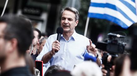 Bei den Umfragen zur griechischen Parlamentswahl liegt die Regierungspartei von Kyriakos Mitsotakis vorn.