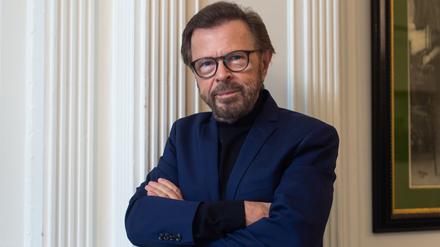 Björn Ulvaeus, Gründungsmitglied und Produzent der schwedischen Popgruppe Abba, steht im Palace Hotel..