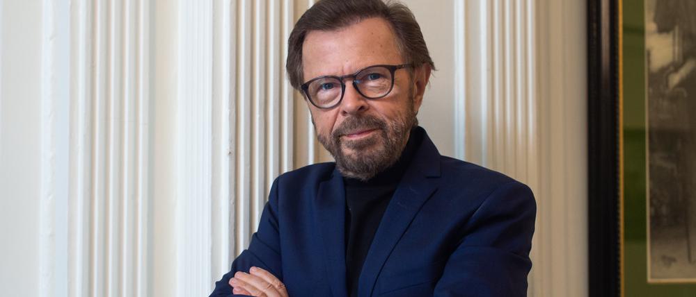 Björn Ulvaeus, Gründungsmitglied und Produzent der schwedischen Popgruppe Abba, steht im Palace Hotel..