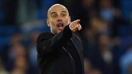 Pep Guardiola gewann mit seinem Team den ersten von drei möglichen Titeln in dieser Saison.