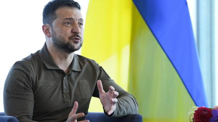 Der ukrainische Präsident: Wolodymyr Selenskyj.