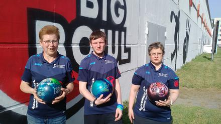 Constanze Pajonk, René Schoening und Karina Küster (v.l.n.r.) freuen sich auf die Spiele.