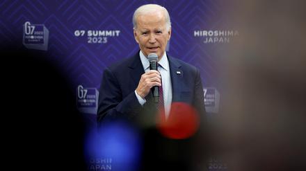 Joe Biden auf dem G7-Treffen in Hiroshima
