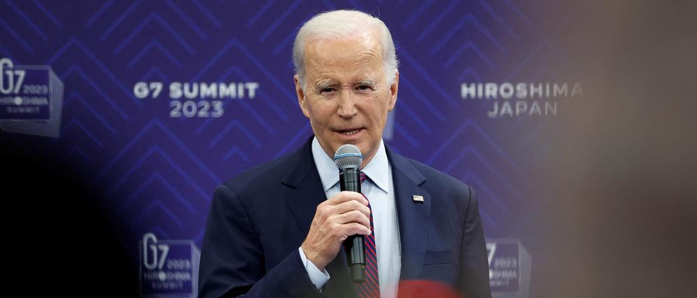Joe Biden auf dem G7-Treffen in Hiroshima