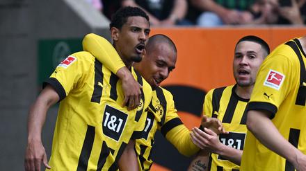 Sebastien Haller brachte Dortmund auf die Siegerstraße und macht später auch alles klar.
