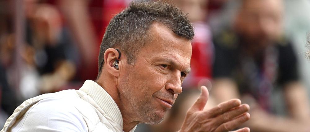 Lothar Matthäus am Spielfeldrand.