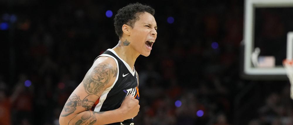 Brittney Griner nach einem Korbwurf gegen Chicago Sky.