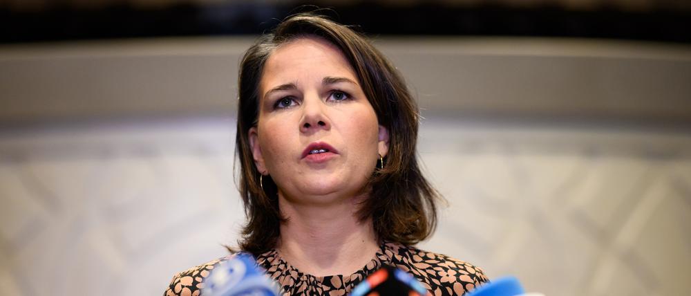 Annalena Baerbock (Bündnis 90/Die Grünen), Außenministerin, im Interview.