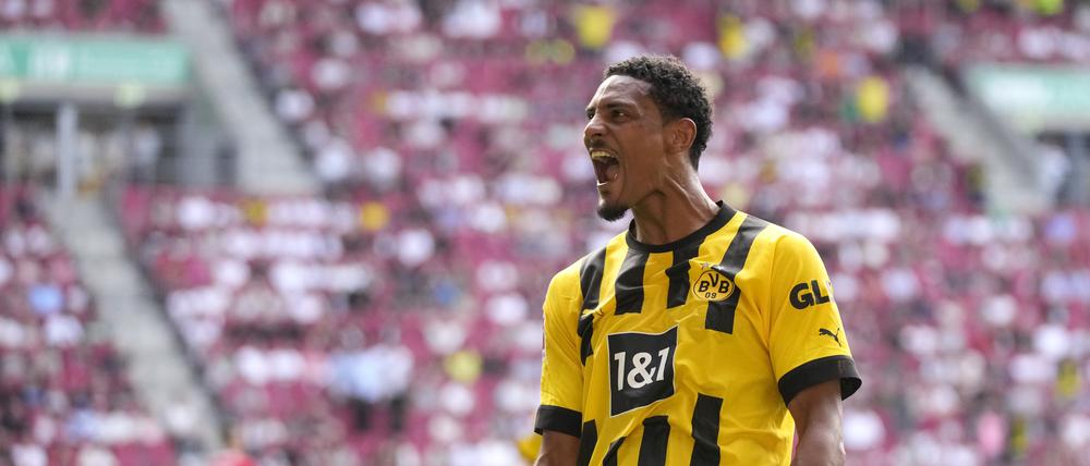 Sébastien Haller traf beim Spiel gegen Augsburg doppelt.