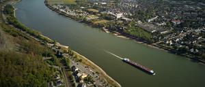 Der Rhein bei Remagen.