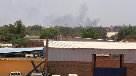 Rauch über der sudanesischen Hauptstadt Khartum