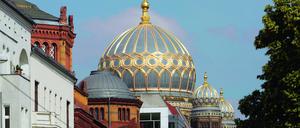 Die Synagoge in der Oranienburger Straße in Berlin-Mitte.