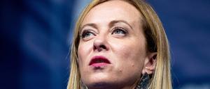 Giorgia Meloni im September 2022. 