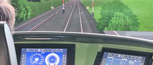 Erkennt der Fahrsimulator sicher Hindernisse auf dem Gleis?