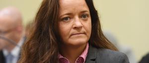 Beate Zschäpe sitzt im Gerichtssaal.