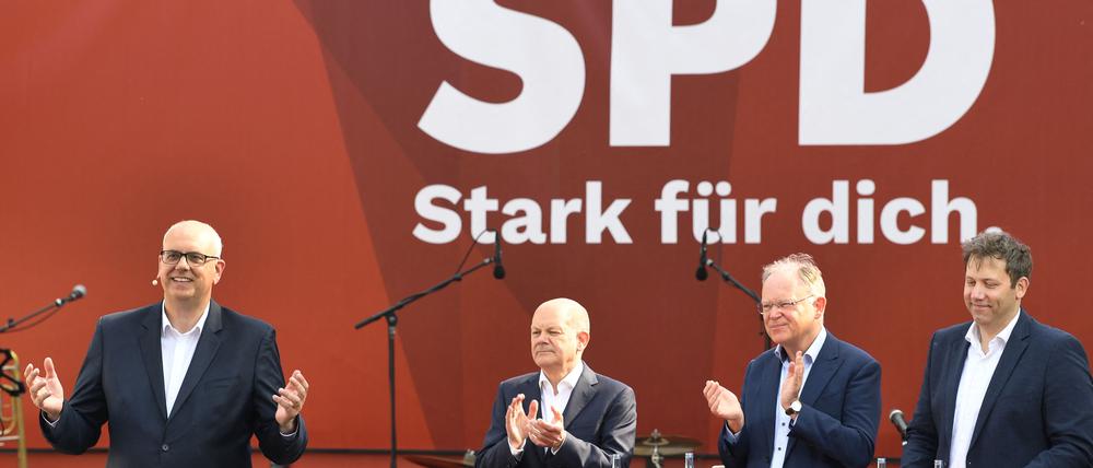 SPD-Veranstaltung in Bremen.