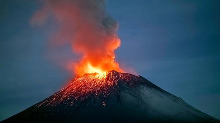 Der Vulkan Popocatepetl ist Mitte Mai ausgebrochen.