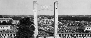 Bei den Olympischen Spielen 1936 gab sich Berlin betont weltoffen.