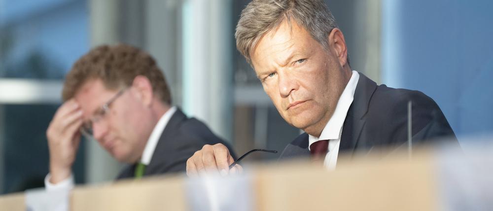 Wirtschaftsminister Robert Habeck (rechts) und sein Ex-Staatssekretär Patrick Graichen.