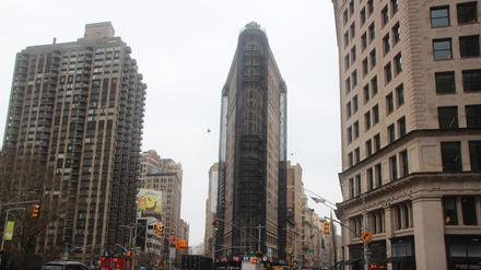 Das dreieckige „Bügeleisen-Gebäude“ gehört zu den beliebtesten Sehenswürdigkeiten von New York.