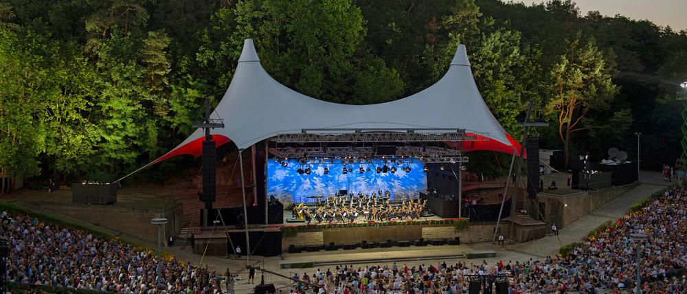 Blick in die Waldbühne beim Olympiastadion.