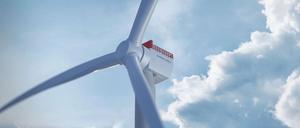 Die Windkraftanlage SG14-222.