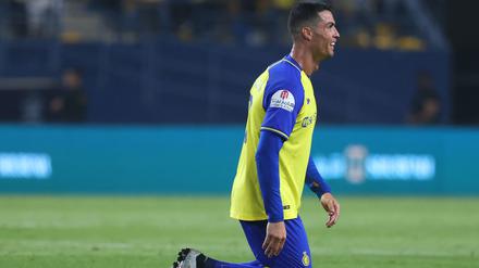 Cristiano Ronaldo bejubelte ein Tor mal anders.