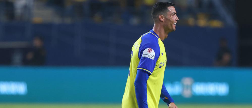 Cristiano Ronaldo bejubelte ein Tor mal anders.