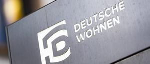 Das Logo von Deutsche Wohnen, aufgenommen in Berlin, 03.02.2022. Berlin Deutschland *** The logo of Deutsche Wohnen, taken in Berlin, 03 02 2022 Berlin Germany Copyright: xFlorianxGaertner/photothek.dex 