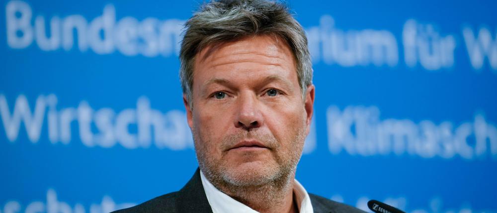 Der Bundeswirtschaftsminister Robert Habeck (Grüne).