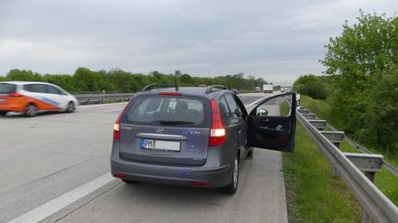 Die Lehrerin wurde auf der A9 zwischen Brück und Beelitz erschossen.