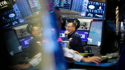 Der US-Schuldenstreit sorgt an der New Yorker Börse für große Unsicherheit.