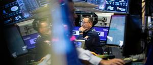 Der US-Schuldenstreit sorgt an der New Yorker Börse für große Unsicherheit.
