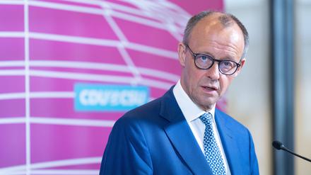 Mal genauer hinschauen: Friedrich Merz, der Oppositionsführer von der CDU.