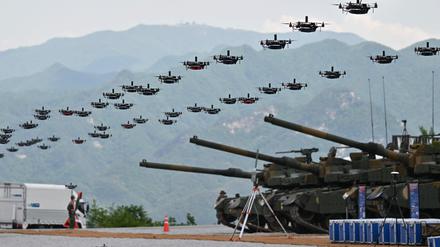 Gemeinsame Schießübung der USA und Südkorea.