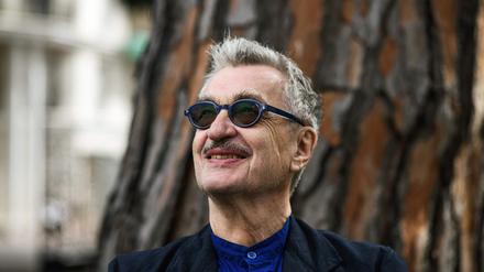 Inbegriff deutschen Kinos. Wim Wenders 2003 beim Filmfestival in Cannes. 