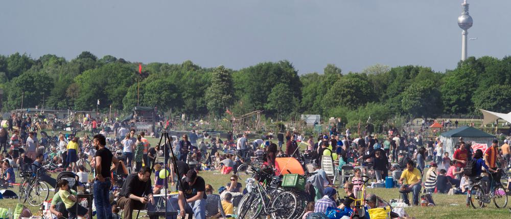 Bürgerbeteiligung auf dem Tempelhofer Feld – ganz praktisch, durch dessen Nutzung.