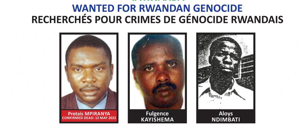 Unter anderem mit solchen Fahndungsplakaten wurde auch nach Fulgence Kayishema gesucht.