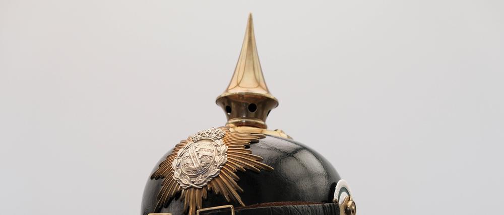 Pickelhaube der preußischen Armee.