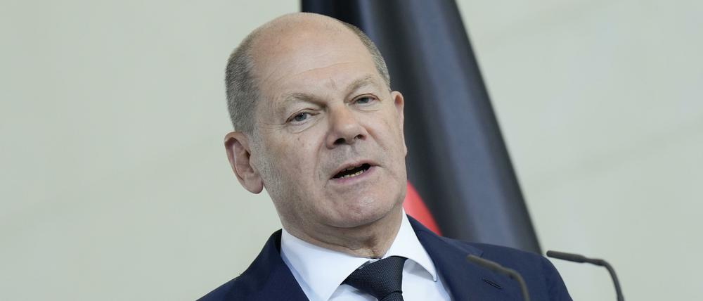 Bundeskanzler Olaf Scholz (SPD) steht unter Druck.
