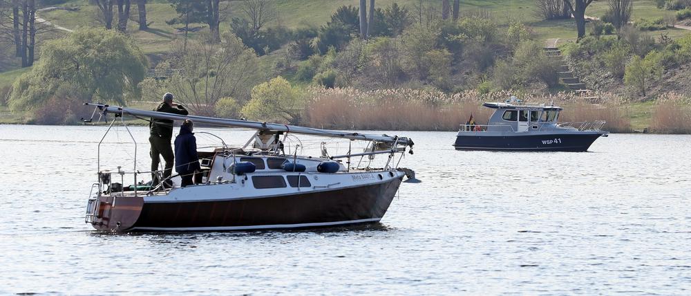 Ein Boot der Wasserschutzpolizei.