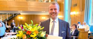 Er ist im Amt: Patrick Steinhoff ist neuer Stadtrat im Bezirksamt Steglitz-Zehlendorf.
