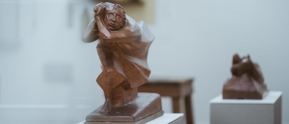 „Der Rächer“, eins von 70 Werken im Atelierhaus.  